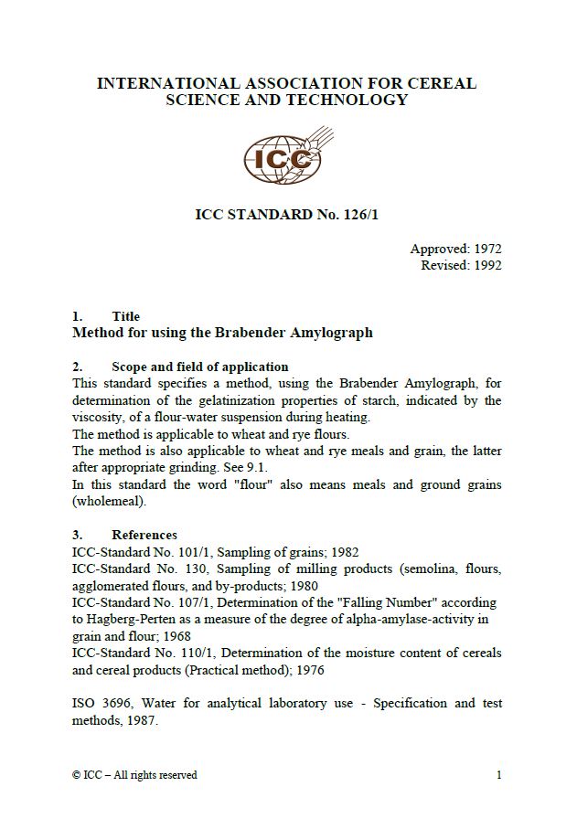 126/1 Method for using the Brabender Amylograph [PDF]