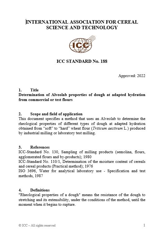 188 Determination of Alveolab properties of dough at adapted hydration from commercial or test flours [PDF]